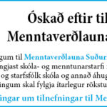 menntaverdlaun2018