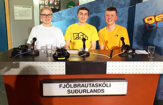 Lið FSu í Gettu betur 2019.