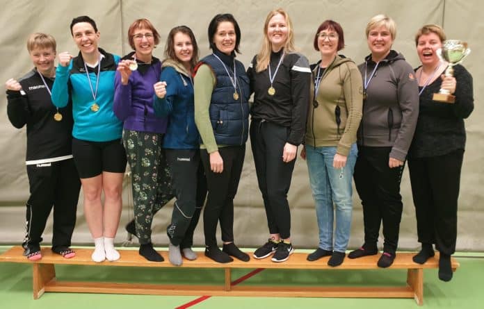 Sigurlið HekluDímonar á héraðsmóti í blaki 2019