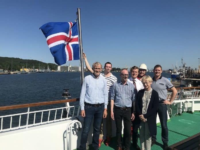 Nýr Herjólfur afhentur í Póllandi