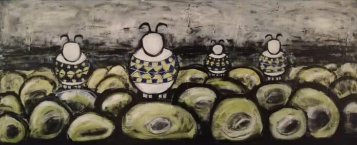 Tilbrigði við lopapeysur X 50x120 cm