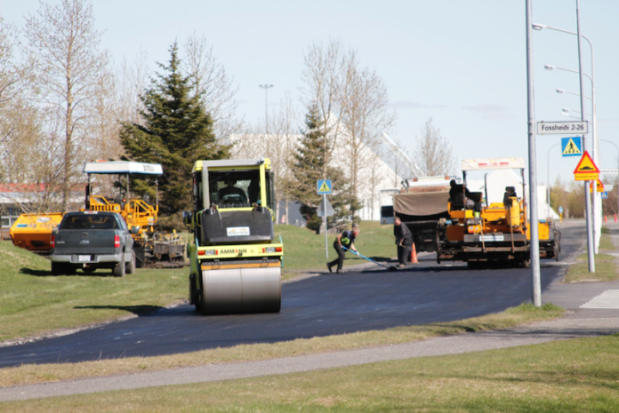 Malbikað á Selfossi.
